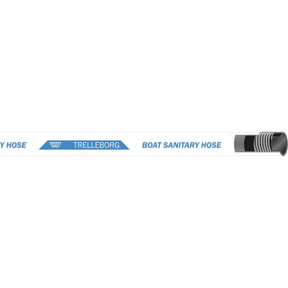 Промышленный рукав Trelleborg BOAT SANITARY HOSE 20 L 20 59013249, d=20